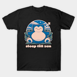 Chubby Anime Zen Monster - Cute Sleep Nap Gift T-Shirt